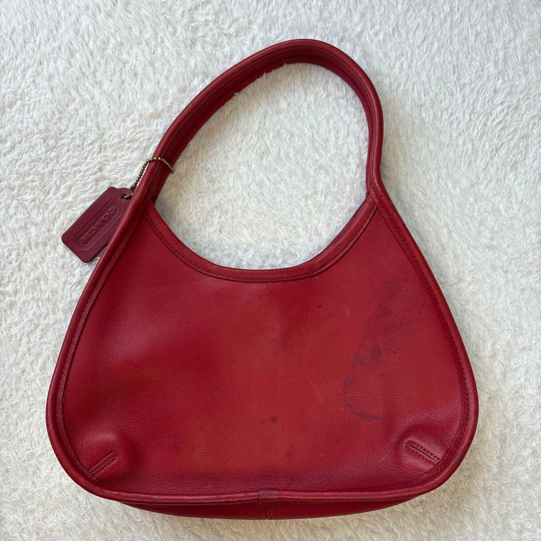 OLD COACH 9027 エルゴ ハンドバッグ レッド 希少 ミニバッグ