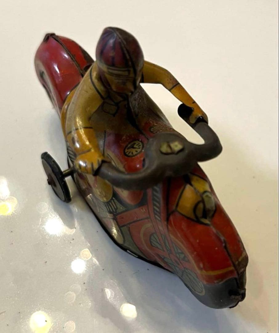 ミニインディアンバイク　ブリキ・フリクション　当時物　希少