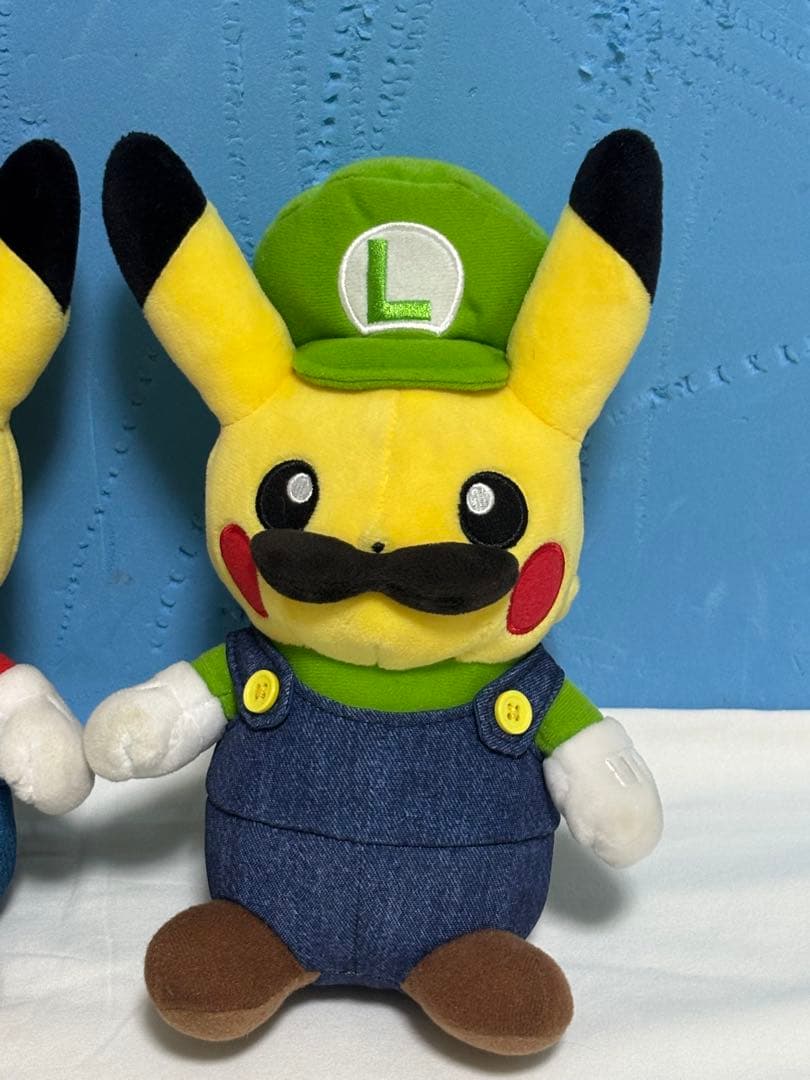 最終値下げ　ポケモンセンター　ピカチュウ　マリオ　ルイージ　ぬいぐるみ　セット