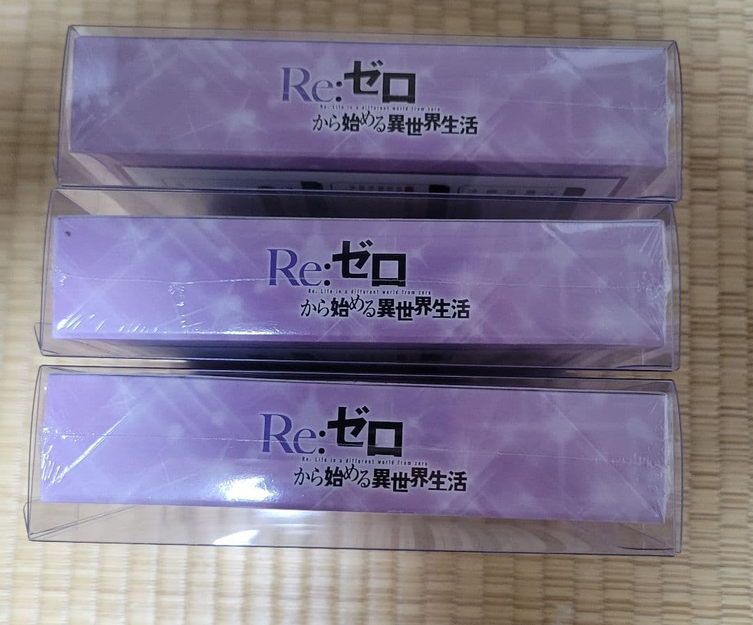 【初版】ヴァイスシュヴァルツ リゼロ 3BOXセット