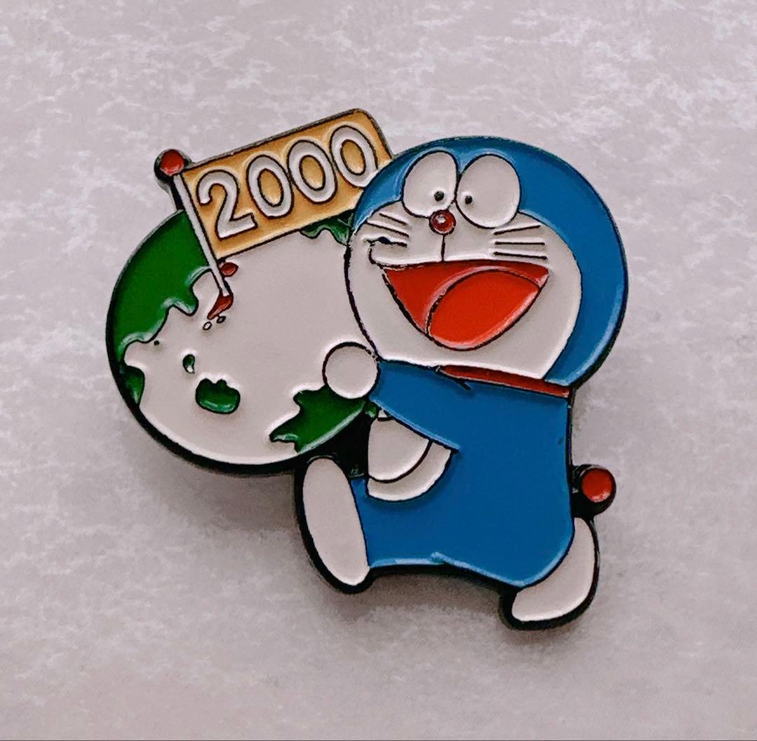 レア ドラえもん 2000年 ピンバッジ テレビ朝日 小学館