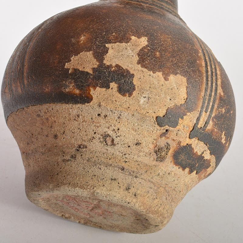 Maiko　タイ古陶磁　スンコロク　宋胡録　褐色釉　小壷　N　6241