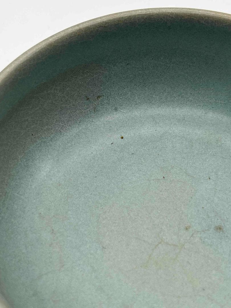 南宋時代　鈞窯　天青釉茶碗　【旧家蔵出し】 名品珍品　窯変釉(D-81)