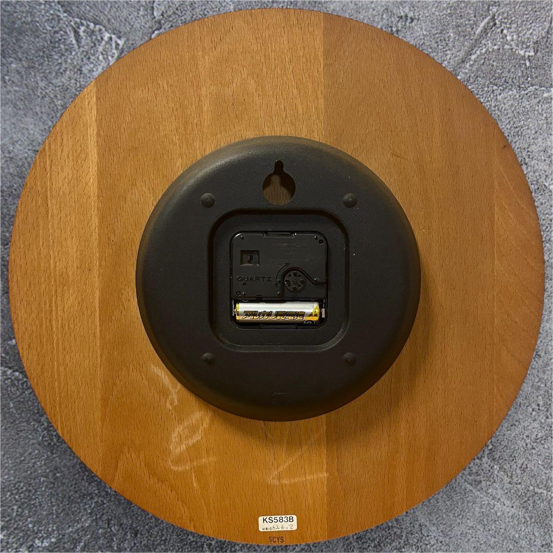 希少★ SEIKO 80's 掛け時計 レトロ ヴィンテージ 木製 インテリア
