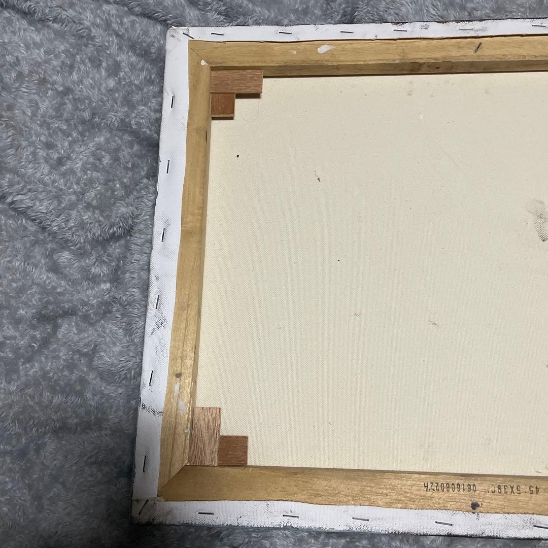 アクリル画　アート　花