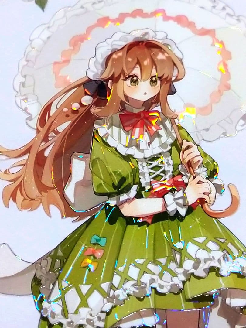 J528＃春日野餐(贝壳光)冰川切り売り海外人物マステ女の子