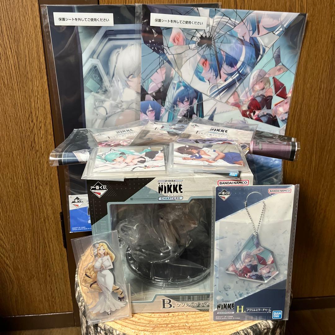 一番くじ 女神 NIKKE B賞 シンデレラ フィギュア+下位賞セットまとめ売り