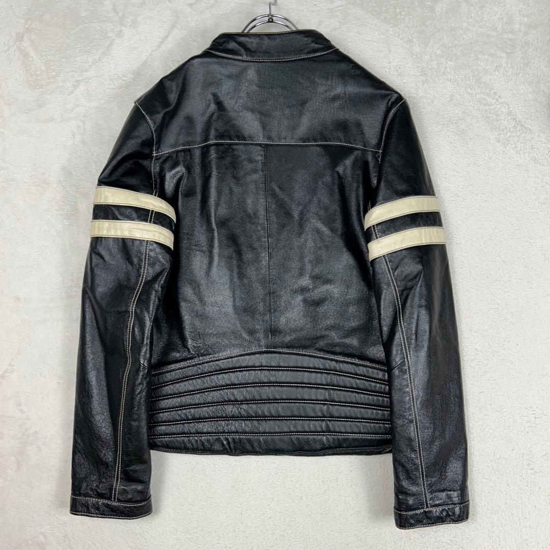 至高の逸品☆Wilsons lether カウレザーシングルライダースジャケット