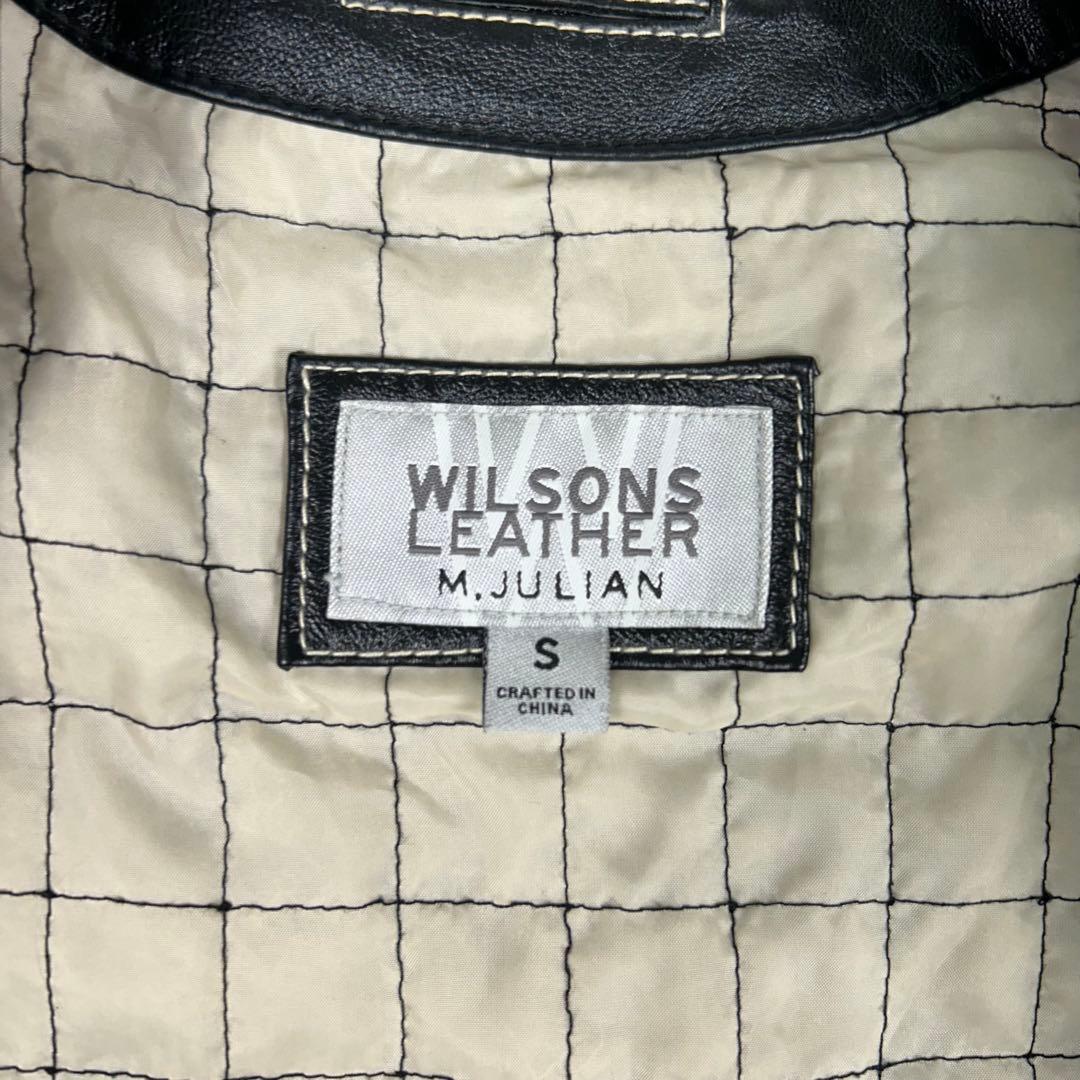 至高の逸品☆Wilsons lether カウレザーシングルライダースジャケット