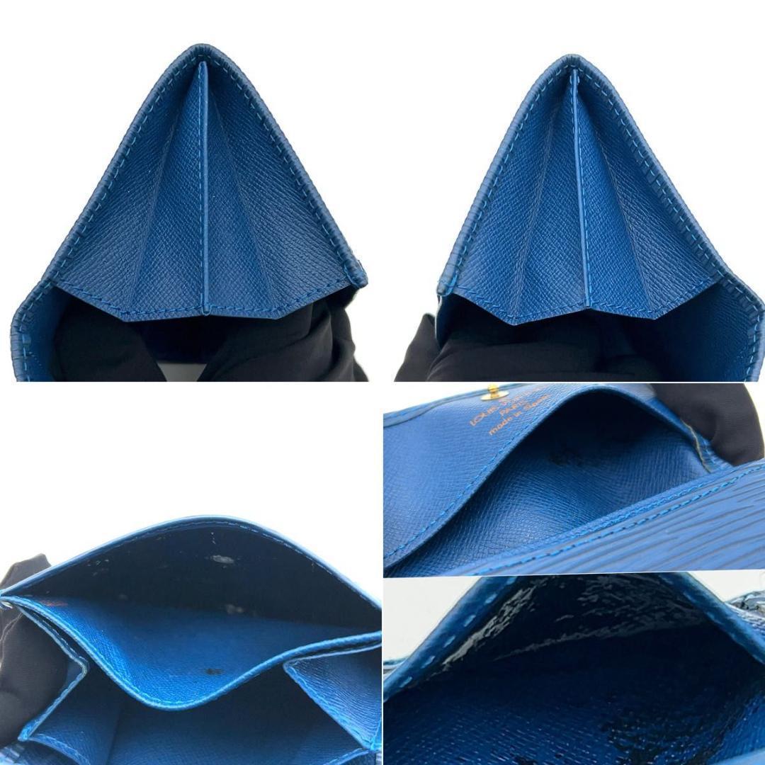 ルイヴィトン エピ ケース 小銭入れ ブルー 男女兼用