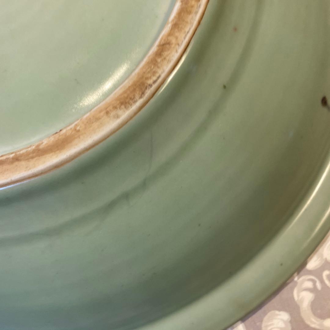 専用　中国古玩　龍泉窯　高麗青磁尺寸大皿