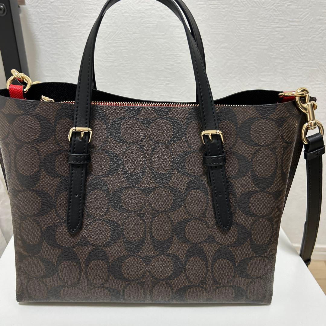 コーチハンドバッグ　Ｃ4250 ダークブラウン2WAYバッグ　ショルダーバッグ