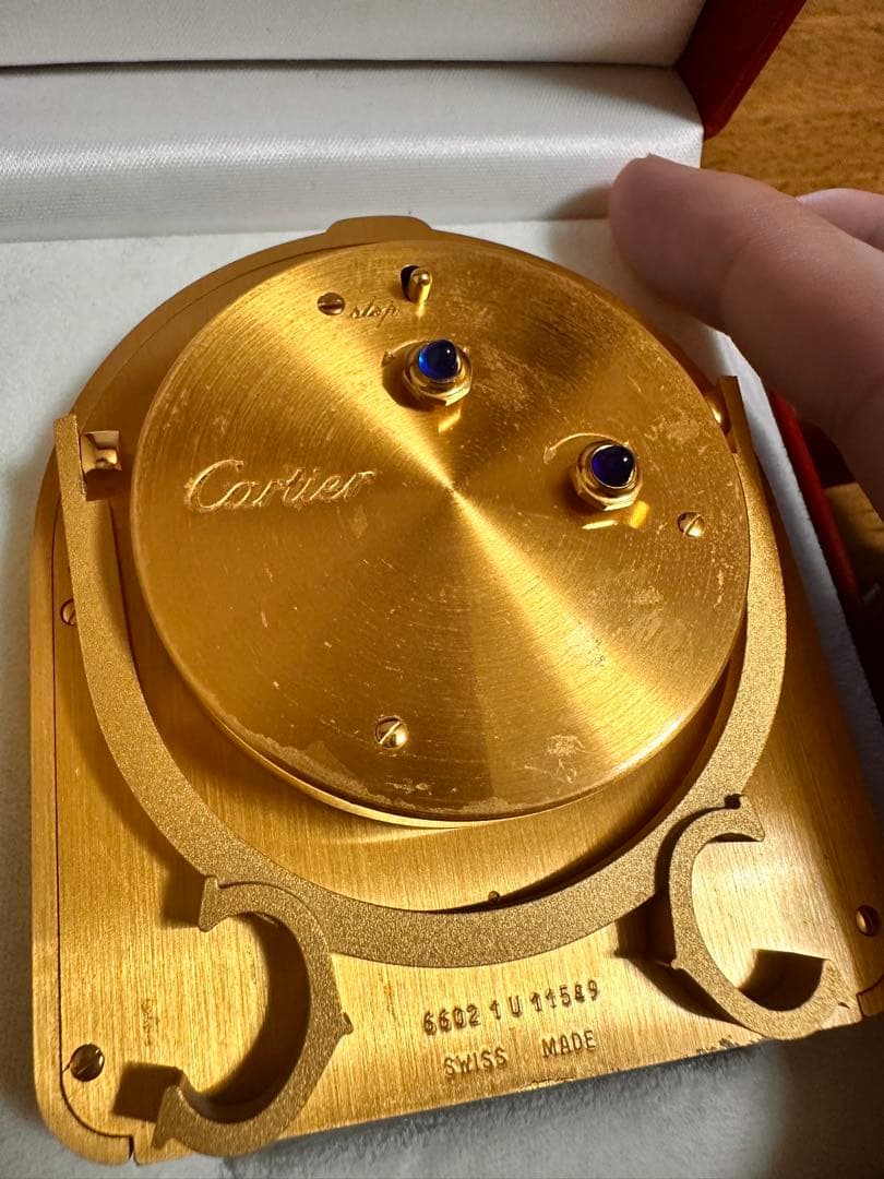 Cartier アーチ型置時計