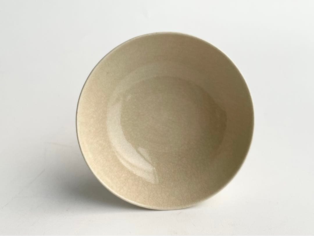 陶芸家　川瀬忍　白磁　脚杯　馬上杯　高脚杯　共箱