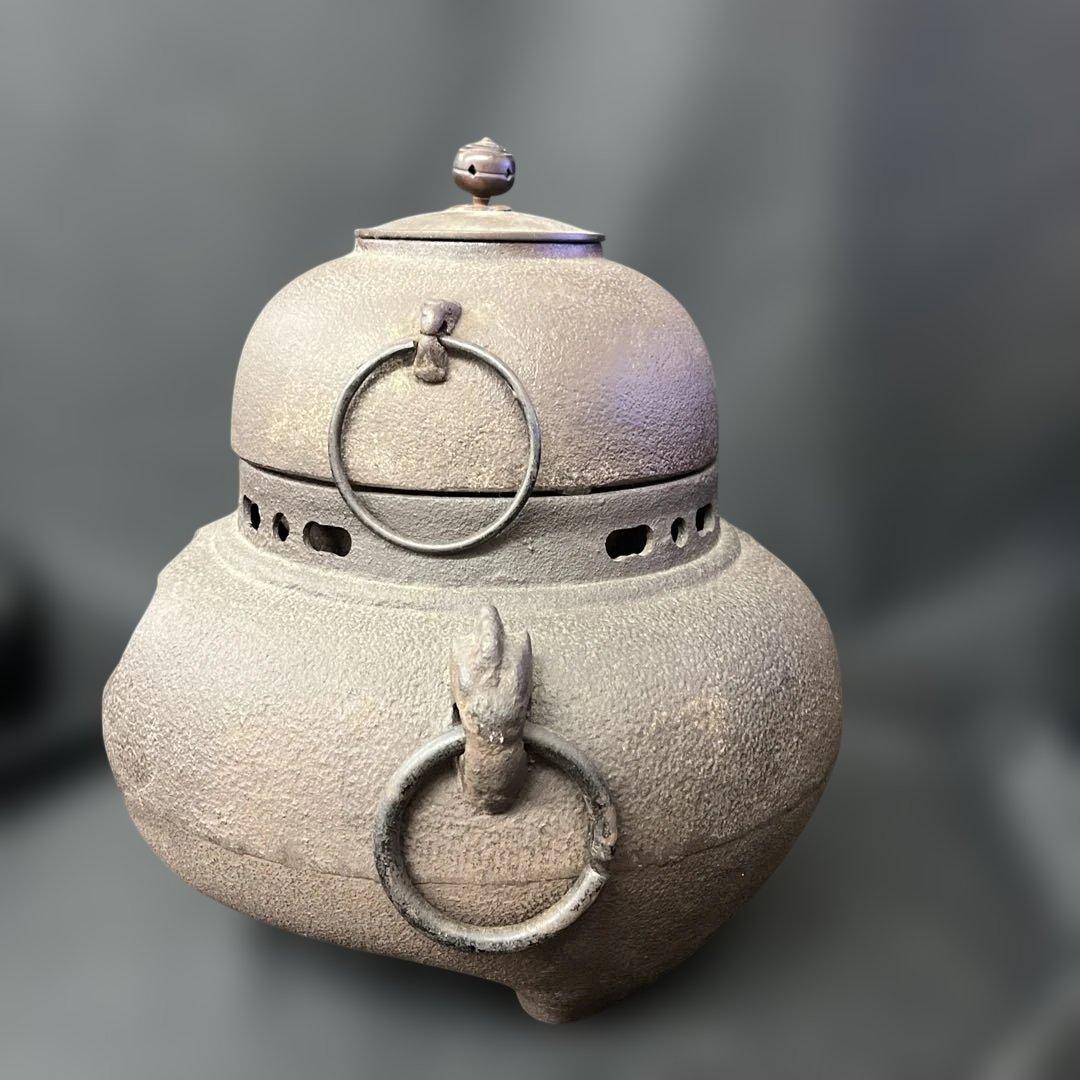 茶釜 風炉釜 茶道具 鉄器 古道具 茶道 風炉 骨董