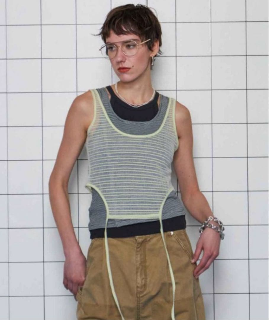 トップス Triple Layered Tank Top MAISON SPECIAL