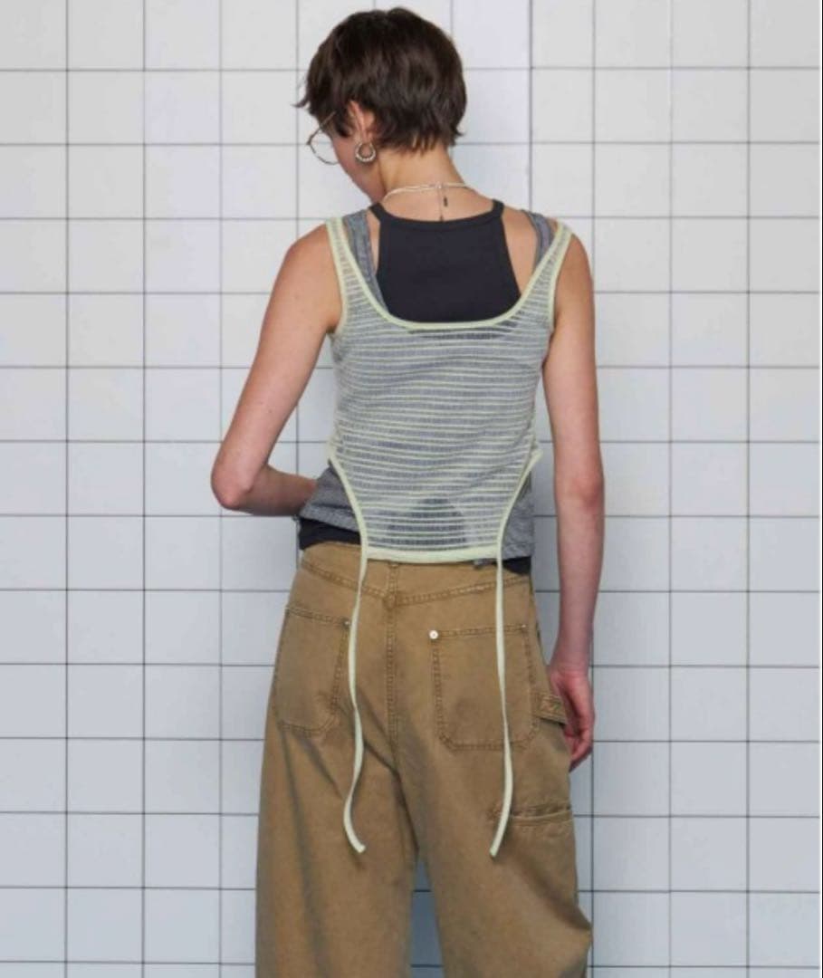 トップス Triple Layered Tank Top MAISON SPECIAL