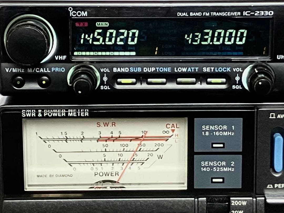 ICOM IC-2330 10w トランシーバー アマチュア無線機 モービル機