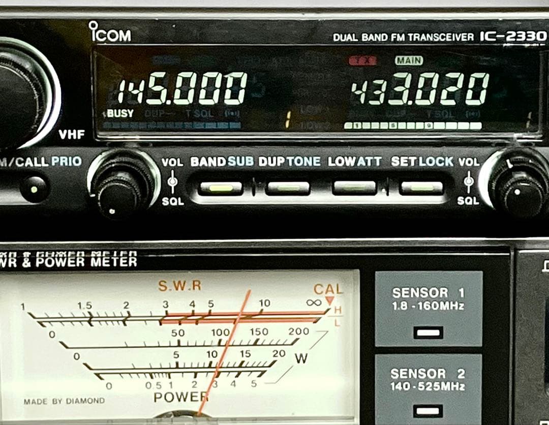 ICOM IC-2330 10w トランシーバー アマチュア無線機 モービル機