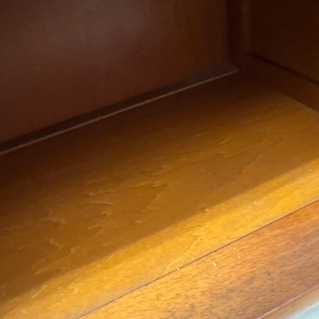 ★処分価格★オールドカリモク　電話台　キャビネット