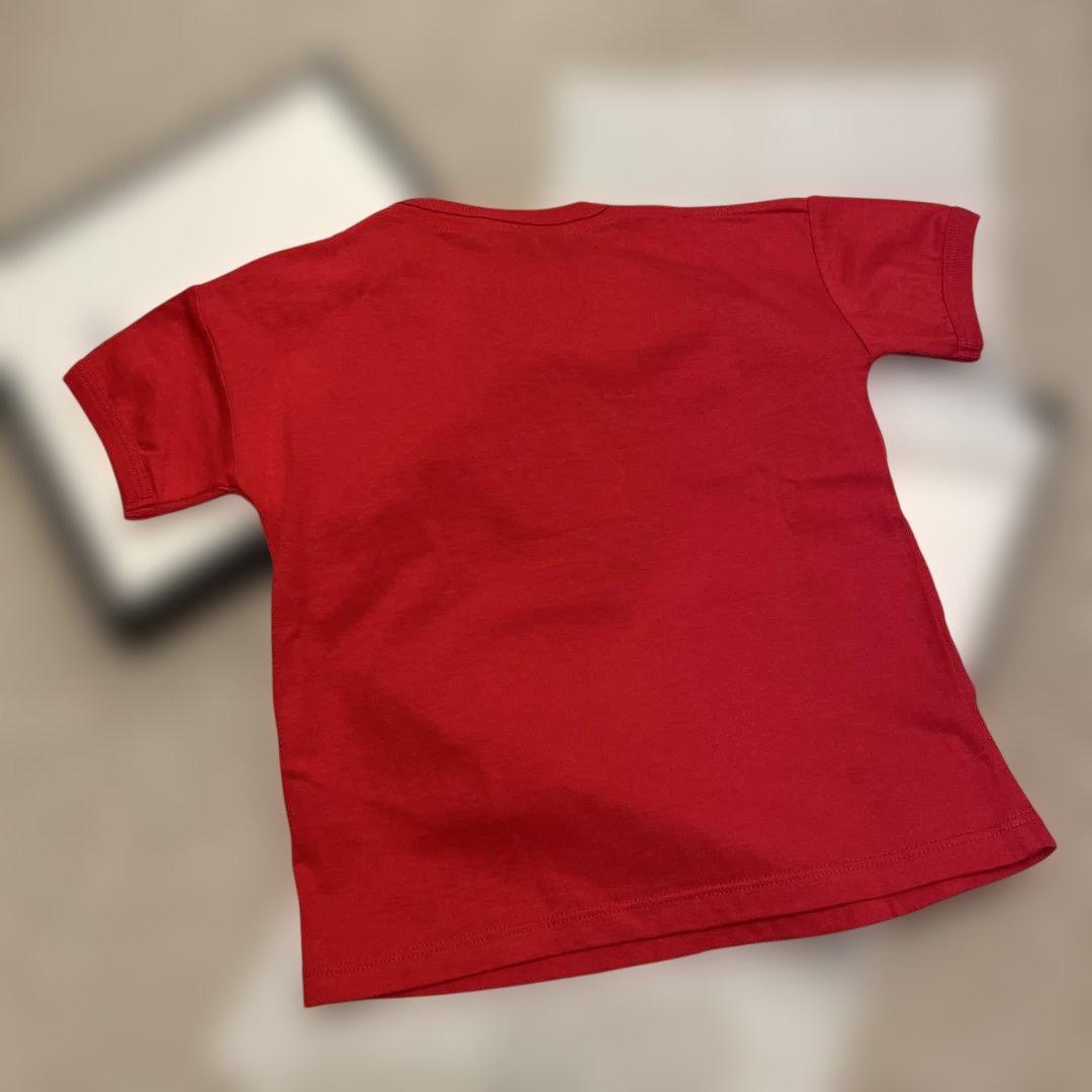 【新品】GUCCI BANDロゴ入りレッドTシャツ 18/24