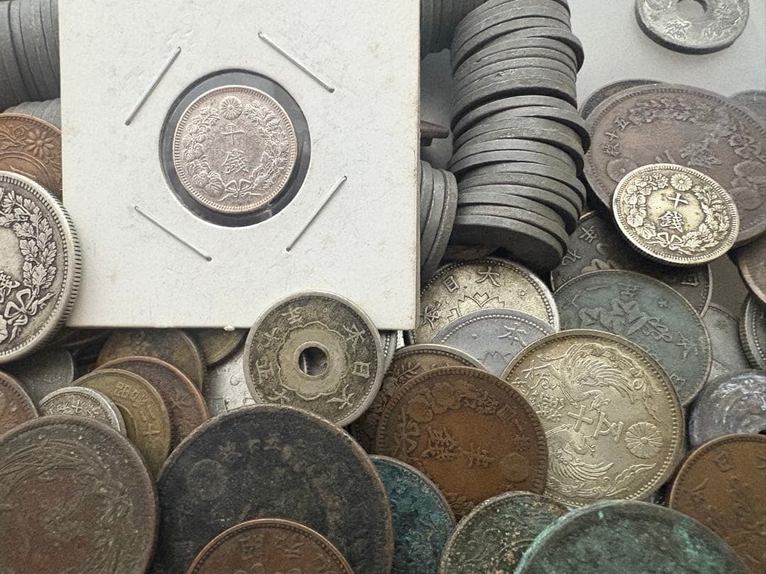 古銭まとめ　1374g 銀貨　銅貨　大量