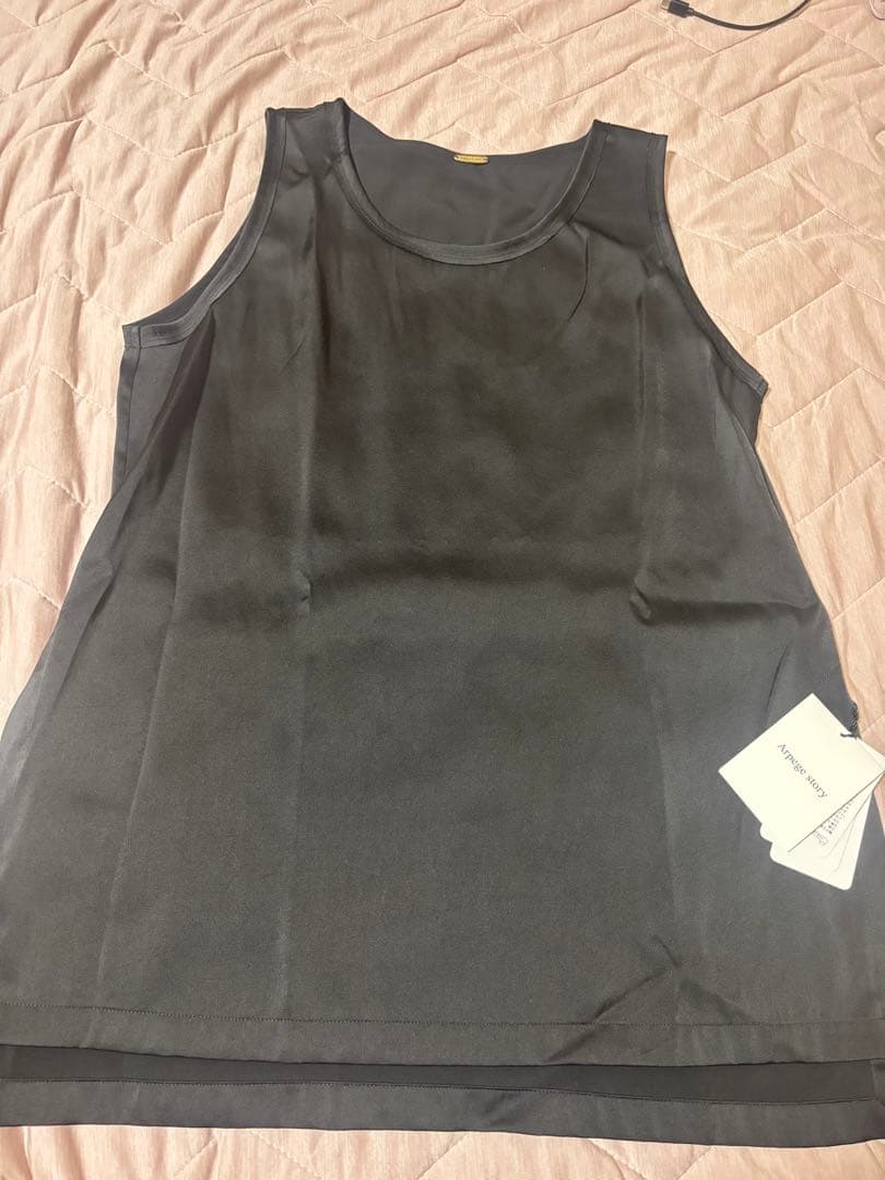 2024年　新品未使用Arpege story ヴィンテージサテンタンク