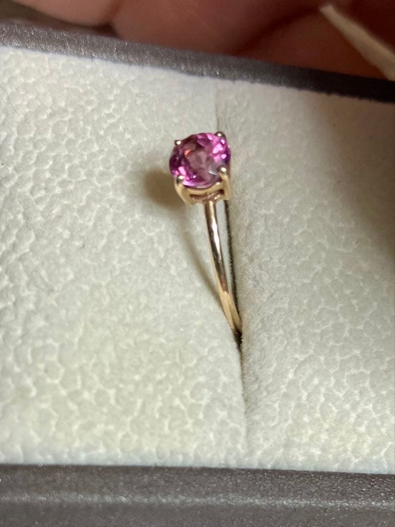 K10＊美しいマラヤガーネットリングです