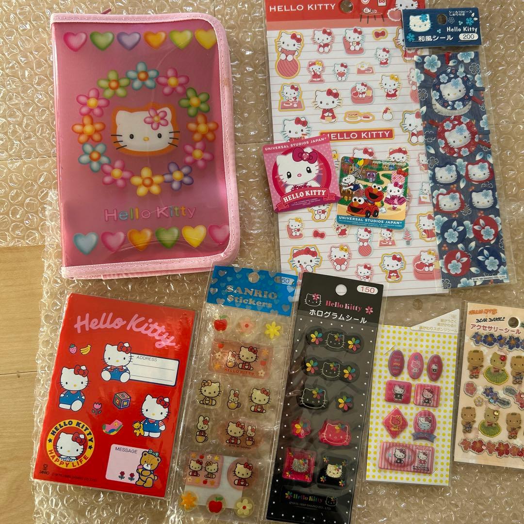 キティ　日焼け　ステッカー　シール　平成