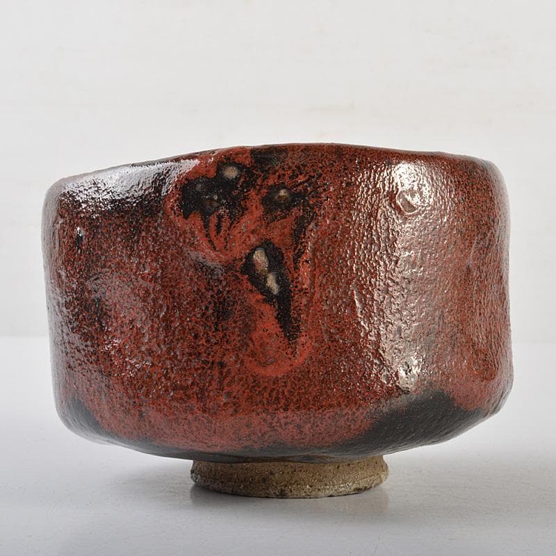 Gojyo 茶道具　 豊楽焼　 大喜豊助作　黒楽茶碗　共箱　D　R7161