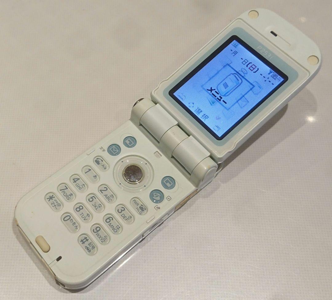 レア カワイイ ドコモ P253i BLUE ブルー ガラケー 携帯