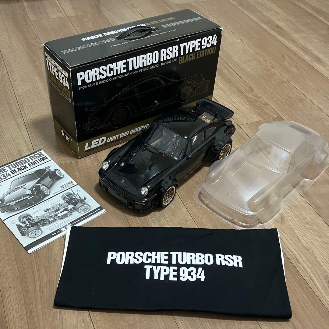 タミヤRC ポルシェ ターボ RSR 934 ブラック 1/10 TA02SW