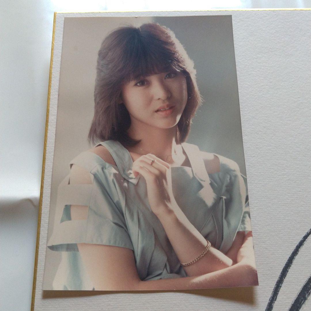 松田聖子 直筆 サイン レア