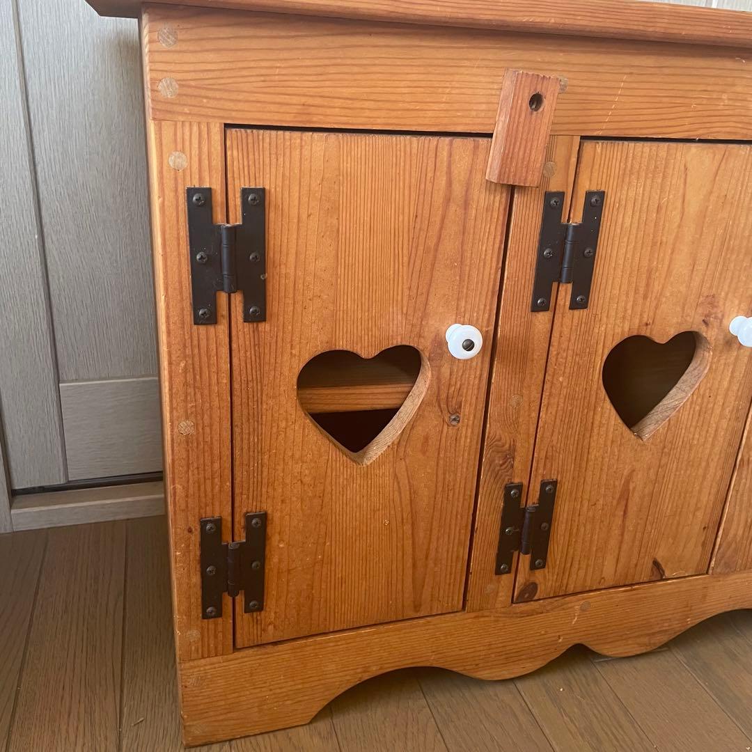 （used）カントリー家具　キャビネット　ローボード　テレビボード