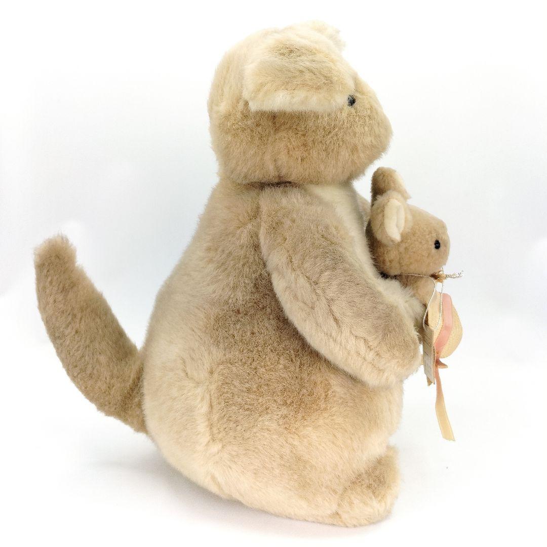 レトロ オオイケ カンガルー 親子 ぬいぐるみ 可愛い 日本製 タグ付き