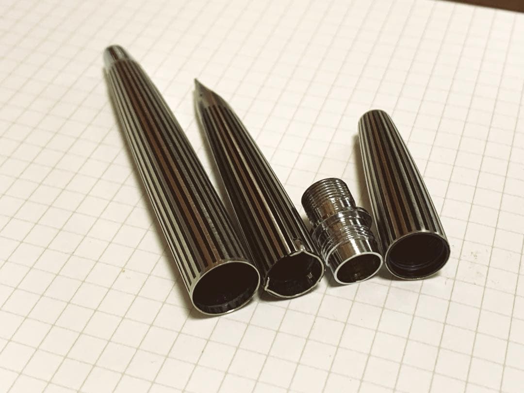 PILOT パイロット　ミュー　μ ストライプ　一体型　蝕刻