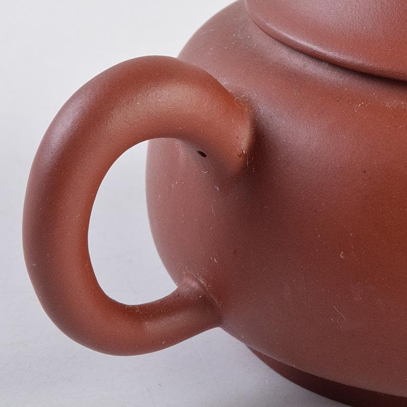 中国　紫砂　朱泥　急須　茶壷　在銘　V　R9012