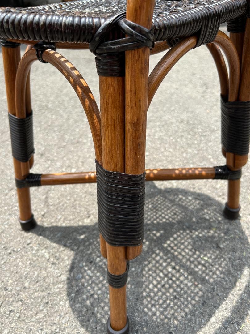 レア!! 熟練職人手作り こだわりの逸品！ツルヤ商店　籐源郷　スツール　ラタン