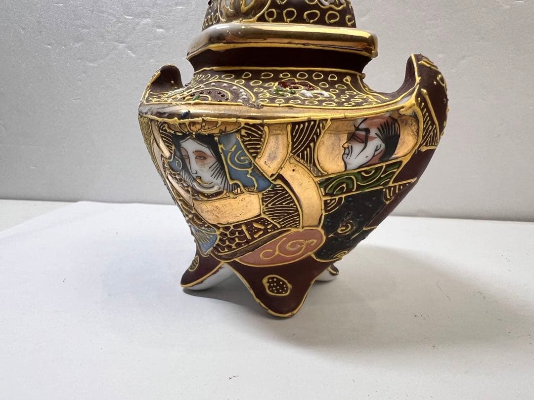 時代物　九谷焼　香炉　アンティーク　早い者勝ち