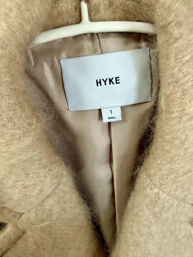 新品未使用 HYKE 大人気シャギーモヘア ジャコート size1