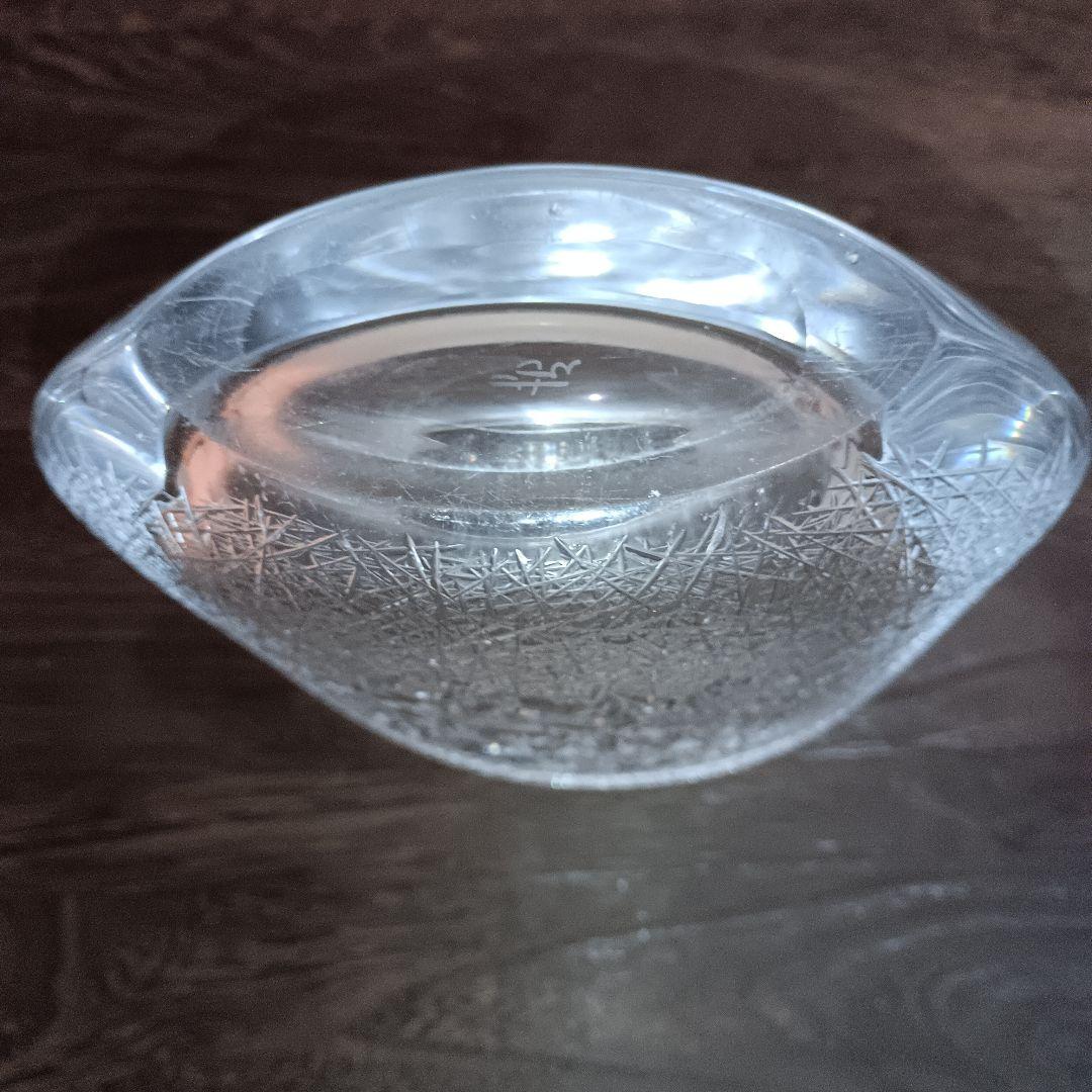 HOYAクリスタル フラワーベース 花瓶 佐々木文夫デザイン 高さ22cm希少