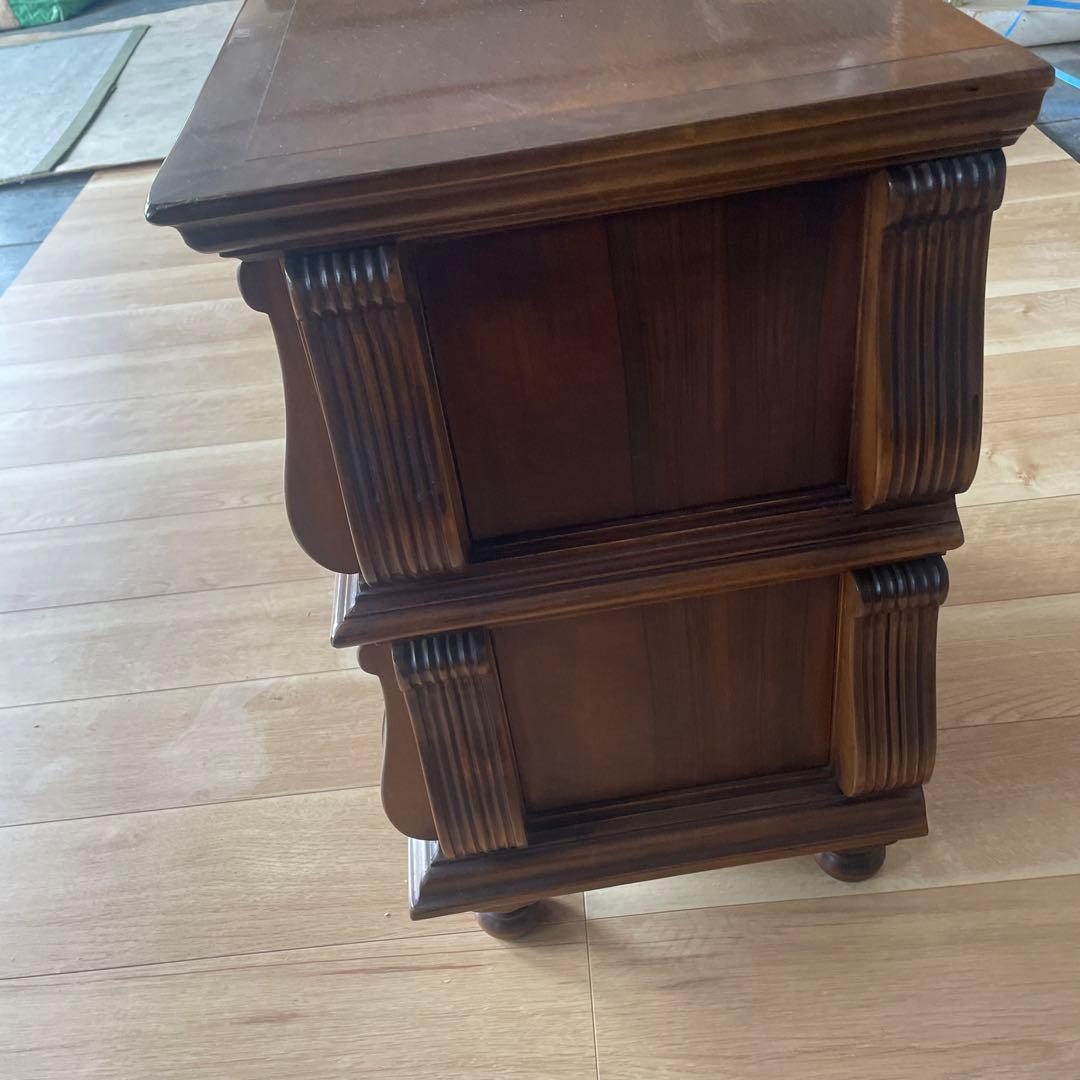 木製ブラウンチェスト バロッサバレンティ