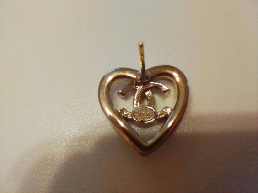 【極美品】CHANEL シャネル / ハート CC ロゴ ピアス　ココマーク