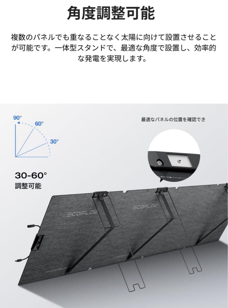 ⭐︎ EcoFlow 220W Gen2 ソーラーパネル 保証対応⭐︎