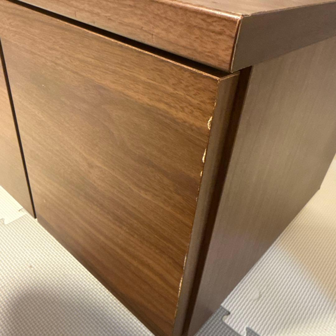 匿名配送　lowya 140cm テレビ台　ウォルナット