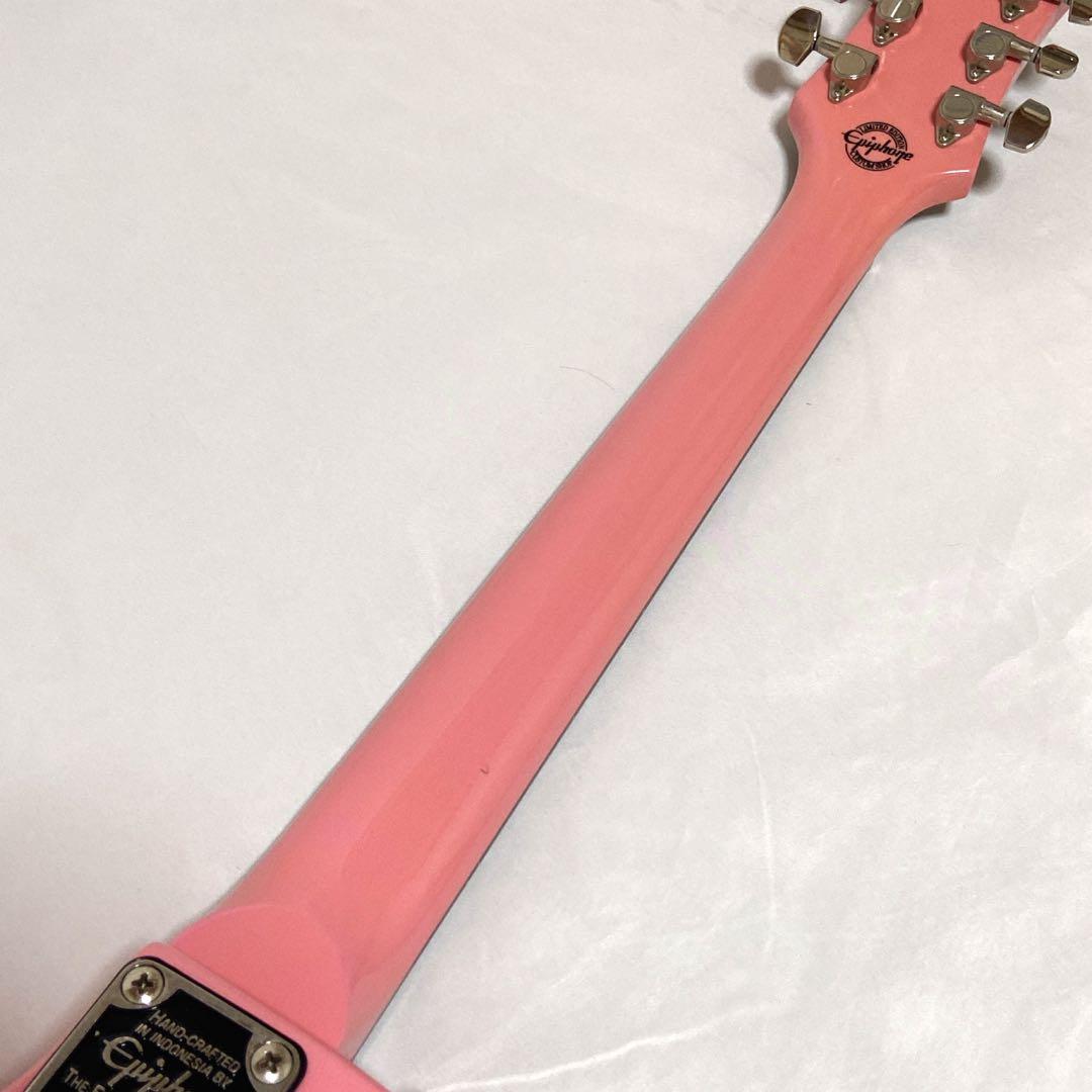 エピフォン レスポール100 ピンク エレキギター 限定品 稀少