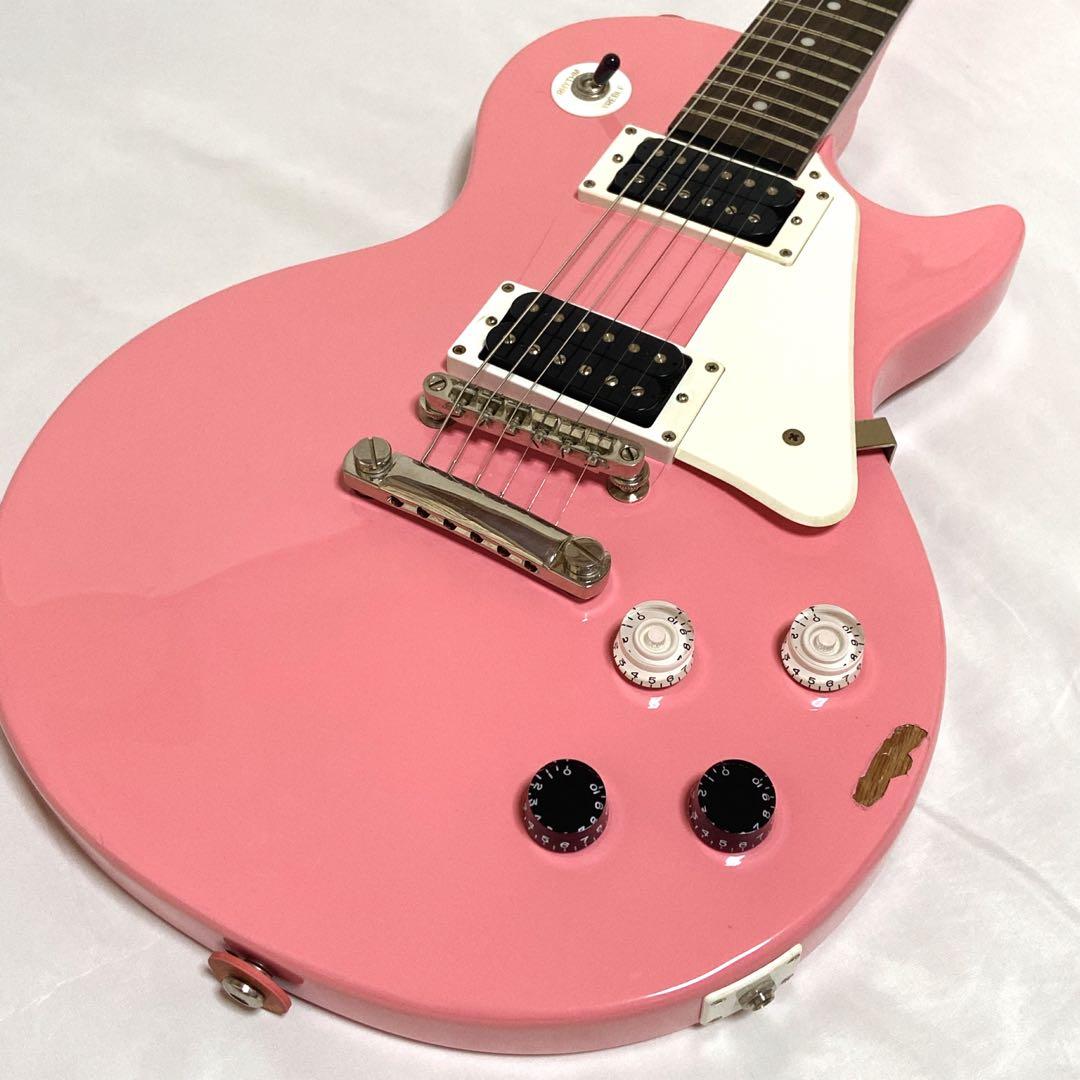 エピフォン レスポール100 ピンク エレキギター 限定品 稀少