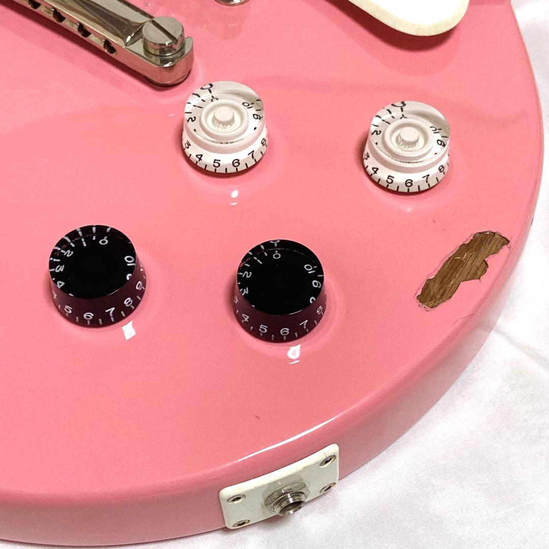 エピフォン レスポール100 ピンク エレキギター 限定品 稀少