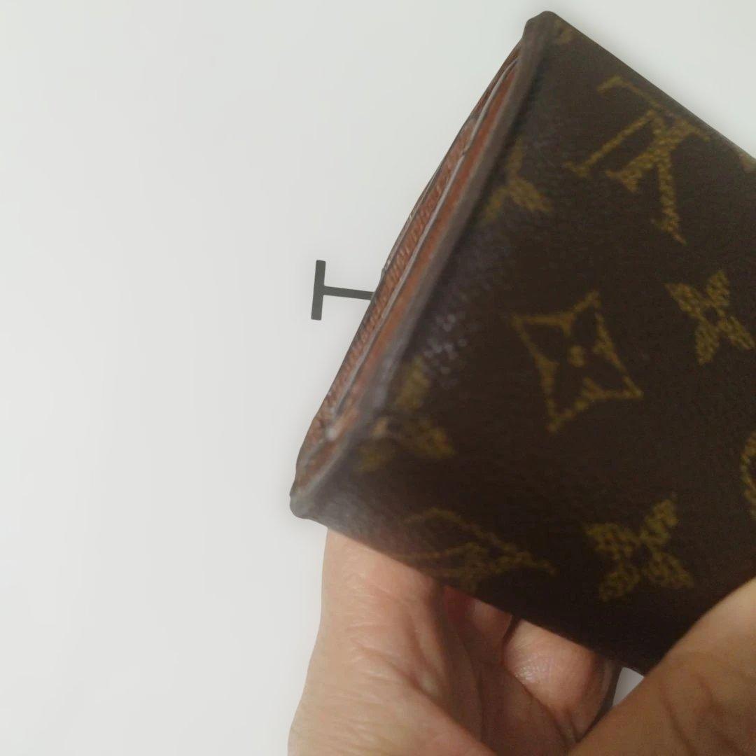LOUIS VUITTON 三つ折り財布 ブラウン