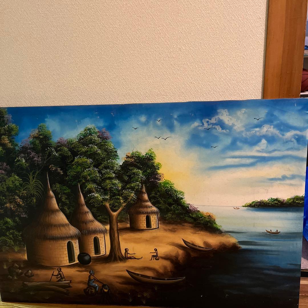 ナイジェリアの油絵